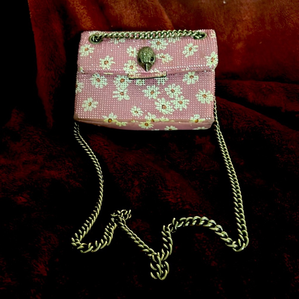 Kurt GEIGER London Women’s mini Kensington Daisy Bag pale pink
